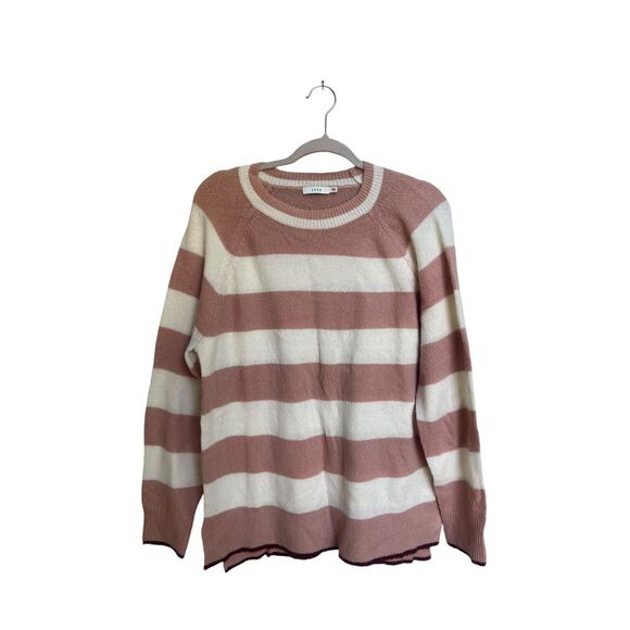 Lush Nordstrom Mauve Cream Long Sleeve Sweater Size Medium‎ New without Tags - Picture 1 of 6